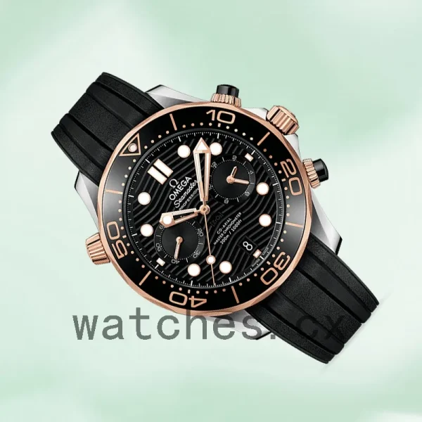 Omega Seamaster 210.22.44.51.01.001 Men 44mm Rubber Band - Image 3
