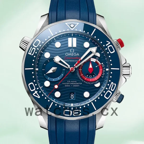 Omega Seamaster 44mm Men 210.30.44.51.03.002 Blue Dial