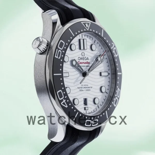 Omega Seamaster 41mm 210.32.42.20.04.001 Men Rubber Band - Image 3
