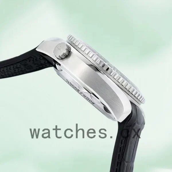 Omega Seamaster 215.33.46.51.01.001 Men 45mm Leather Strap - Image 4