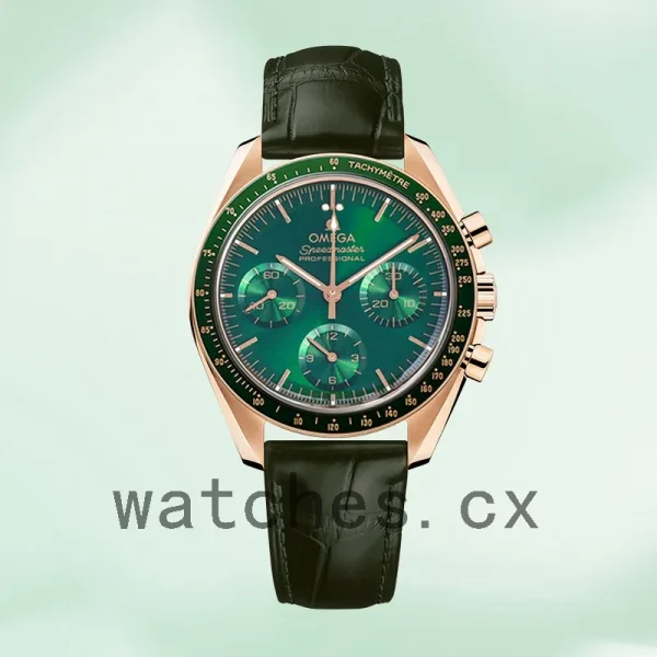Omega Speedmaster Men 42mm 310.63.42.50.10.001 Green Dial - Image 2