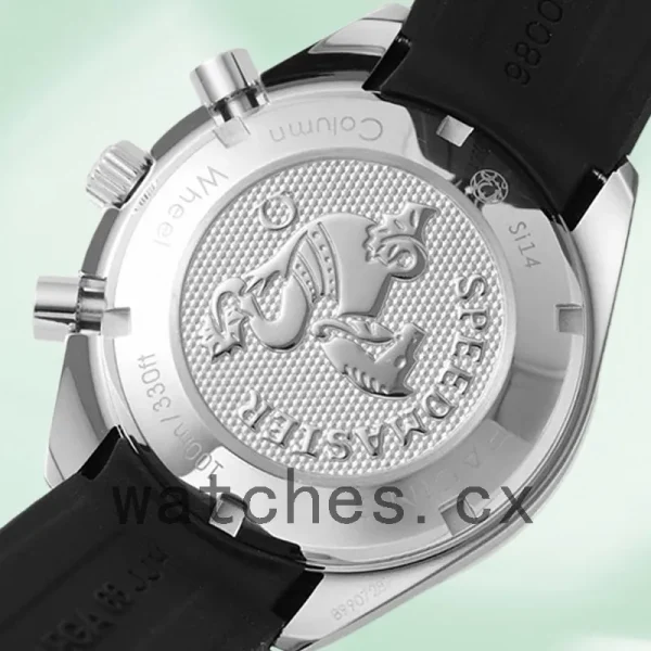 Omega Speedmaster Men 326.32.40.50.03.001 40mm Automatic Rubber Band - Image 4