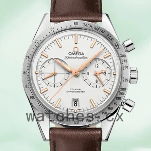 Omega Speedmaster Men 331.12.42.51.02.002 41mm Leather Strap Automatic