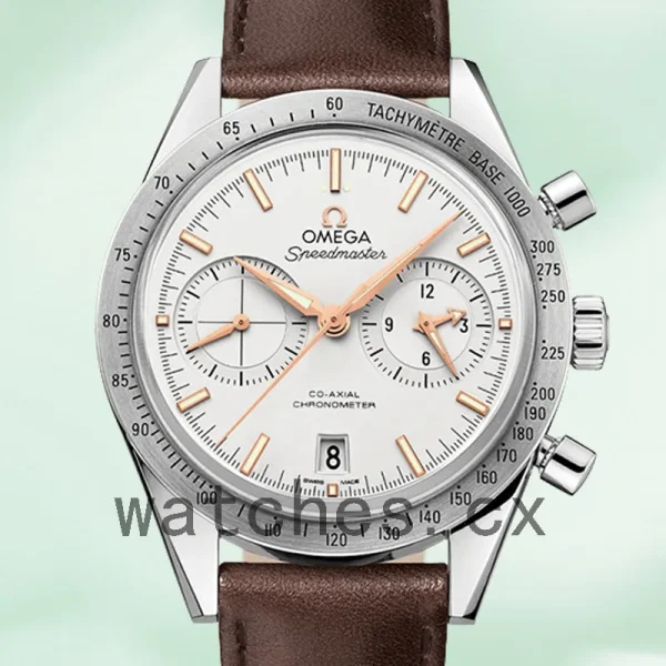 Omega Speedmaster Men 331.12.42.51.02.002 41mm Leather Strap Automatic