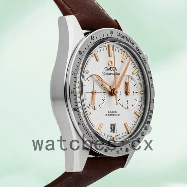 Omega Speedmaster Men 331.12.42.51.02.002 41mm Leather Strap Automatic - Image 3