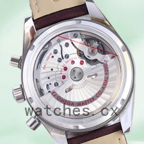Omega Speedmaster Men 331.12.42.51.02.002 41mm Leather Strap Automatic - Image 4