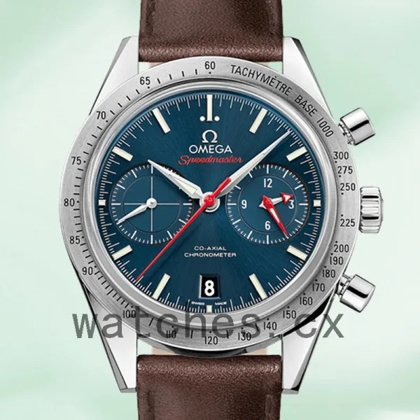 Omega Speedmaster 41mm 331.12.42.51.03.001 Men Automatic Leather Strap