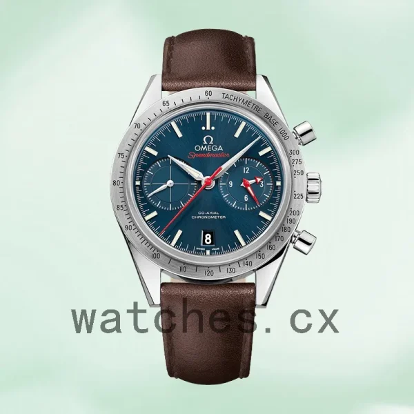 Omega Speedmaster 41mm 331.12.42.51.03.001 Men Automatic Leather Strap - Image 2