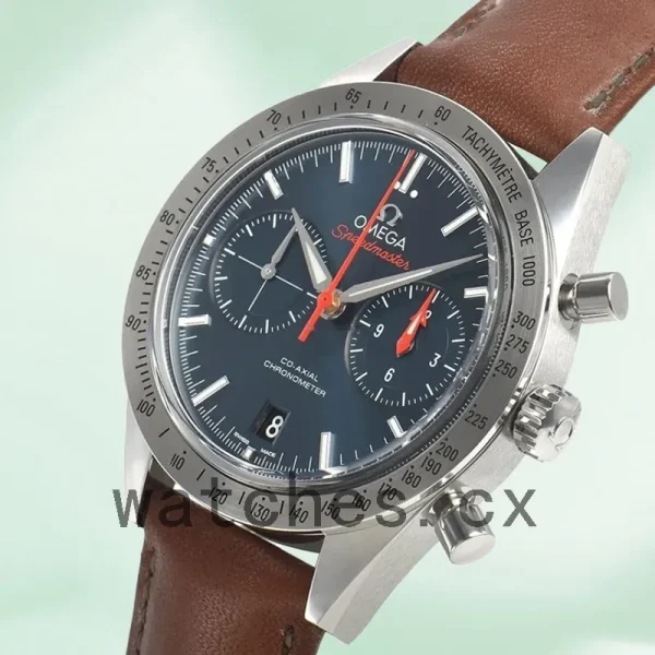 Omega Speedmaster 41mm 331.12.42.51.03.001 Men Automatic Leather Strap - Image 3
