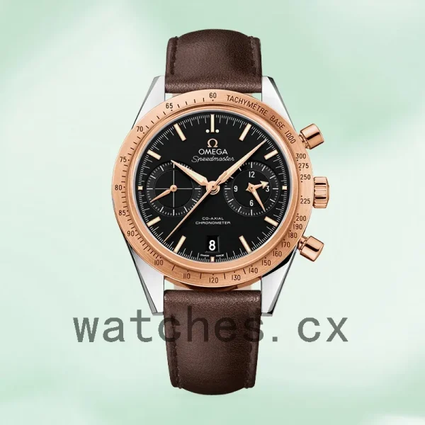 Omega Speedmaster 331.22.42.51.01.001 41mm Men Leather Strap - Image 2