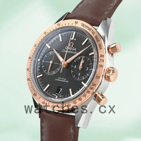 Omega Speedmaster 331.22.42.51.01.001 41mm Men Leather Strap - Image 3