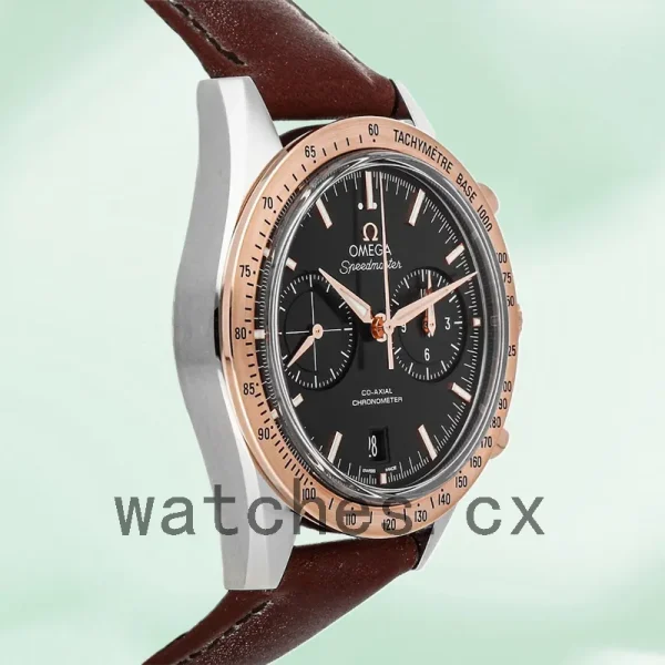 Omega Speedmaster 331.22.42.51.01.001 41mm Men Leather Strap - Image 4