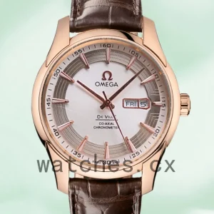 Omega De Ville Men 431.63.41.22.02.001 41mm Leather Strap