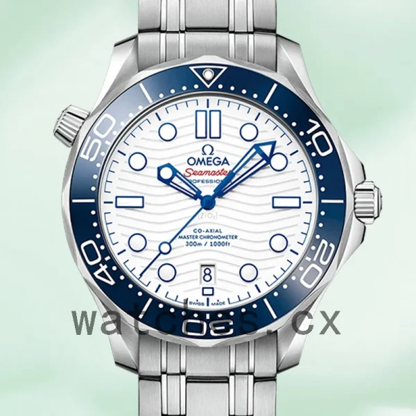 Omega Seamaster 42mm 522.30.42.20.04.001 Men White Dial Bracelet