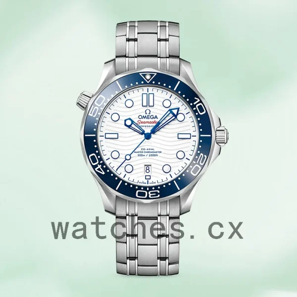Omega Seamaster 42mm 522.30.42.20.04.001 Men White Dial Bracelet - Image 2