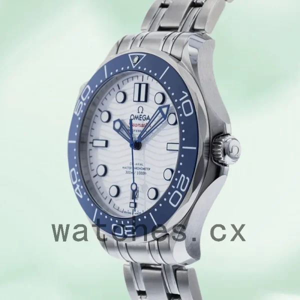 Omega Seamaster 42mm 522.30.42.20.04.001 Men White Dial Bracelet - Image 3