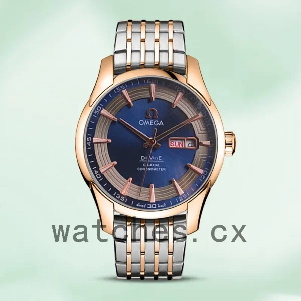 Omega De Ville Men 41mm DevilleBLSB-006 Blue Dial - Image 2