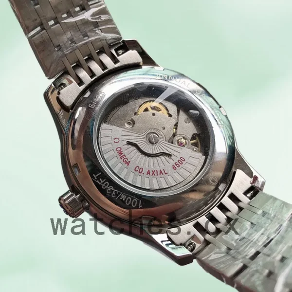 Omega De Ville DevilleBLSL-003 Men 41mm Bracelet Blue Dial - Image 4