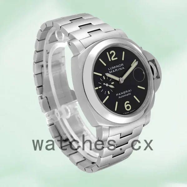 Panerai Luminor Marina PAM00299 Men's 44mm Black Dial Bracelet - Image 4