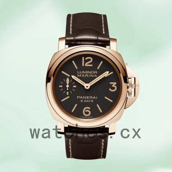 Panerai Luminor Marina PAM00511 44mm Men's Rose Gold-tone Black Dial - Image 2