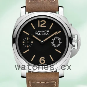 Panerai Luminor Marina 44mm PAM00590 Men's Silver-tone Black Dial