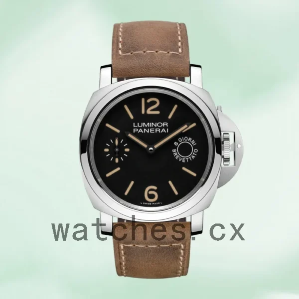 Panerai Luminor Marina 44mm PAM00590 Men's Silver-tone Black Dial - Image 2