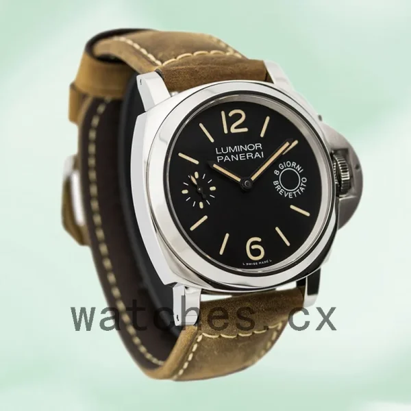 Panerai Luminor Marina 44mm PAM00590 Men's Silver-tone Black Dial - Image 4