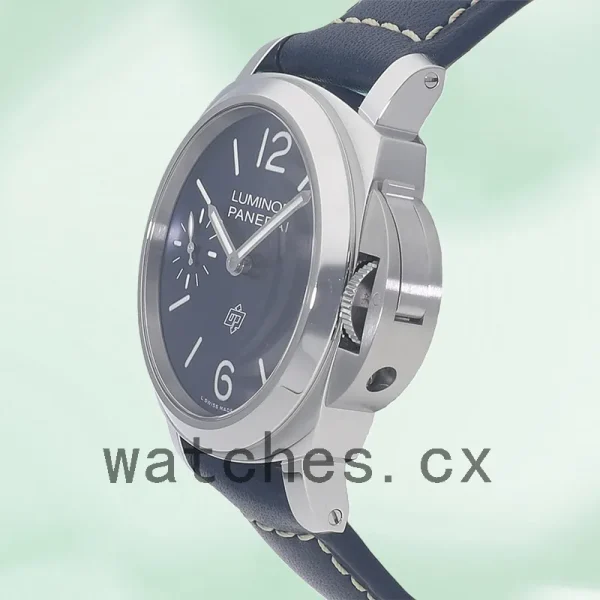 Panerai Luminor PAM01085 44mm Men's Silver-tone Leather Strap - Image 4