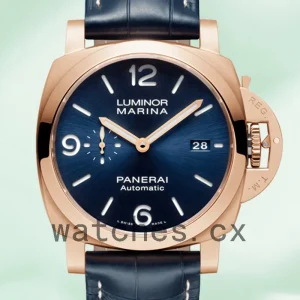 Panerai Luminor Marina PAM01112 Men's 44mm Automatic Leather Strap
