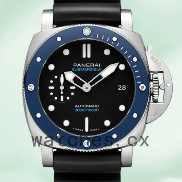 Panerai Submersible PAM01209 47mm Men's Rubber Band Automatic