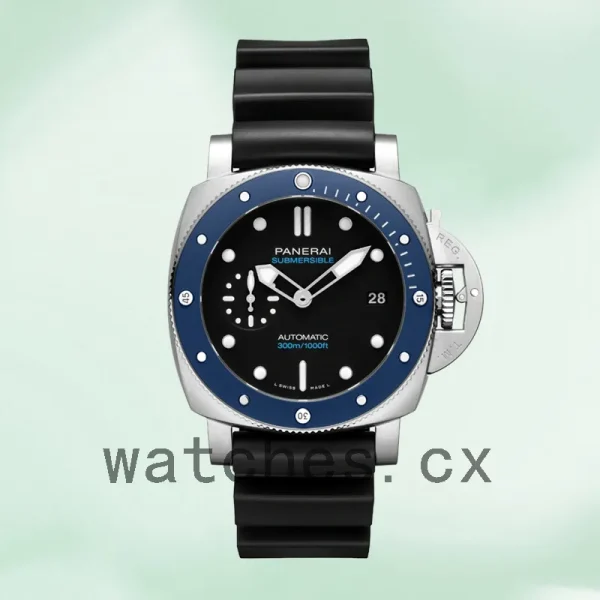 Panerai Submersible PAM01209 47mm Men's Rubber Band Automatic - Image 2