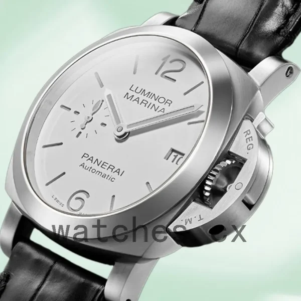 Panerai Luminor Marina Men's PAM01271 44mm White Dial Silver-tone - Image 4