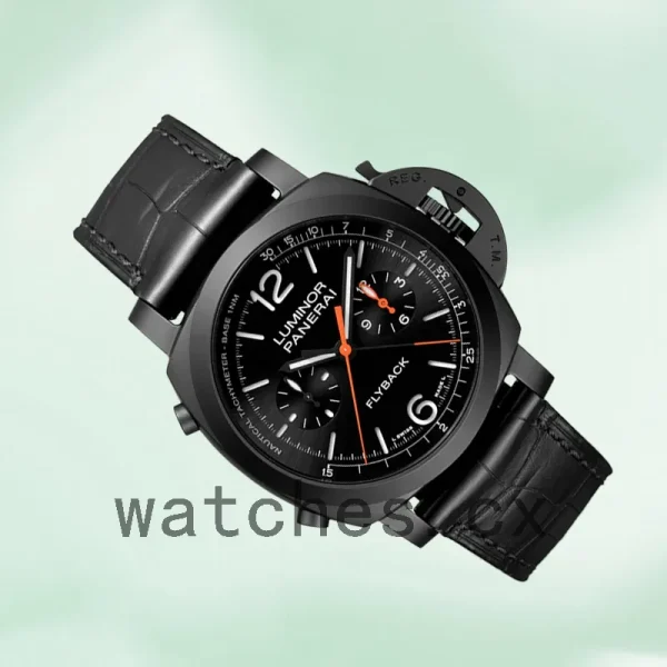Panerai Luminor 44mm PAM01298 Men's Black Dial - Image 3