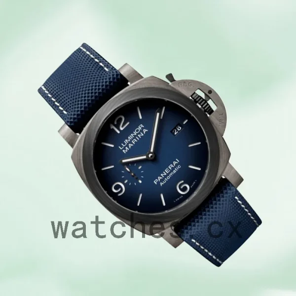 Panerai Luminor Marina 44mm PAM01663 Men's Leather Strap Automatic - Image 3