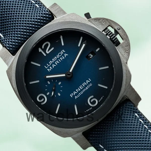Panerai Luminor Marina 44mm PAM01663 Men's Leather Strap Automatic - Image 4