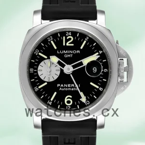Panerai Luminor GMT Men's 44mm PAM00088 Silver-tone
