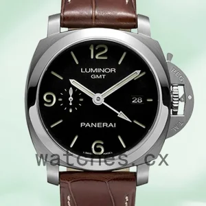 Panerai Luminor GMT PAM00320-001 Men's 44mm Leather Strap