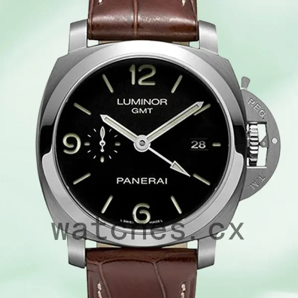 Panerai Luminor GMT PAM00320-001 Men's 44mm Leather Strap