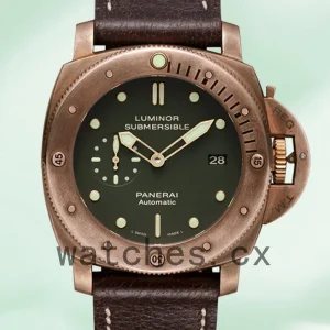 Panerai Luminor Submersible PAM00382 47mm Men's Leather Strap