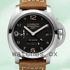 Panerai Luminor GMT 44mm Men's PAM00404 Leather Strap Automatic