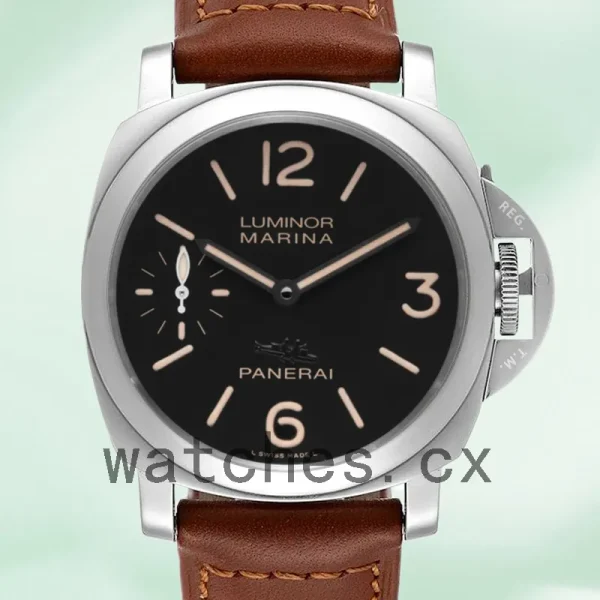 Panerai Luminor Marina PAM00415-001 44mm Men's Black Dial Silver-tone