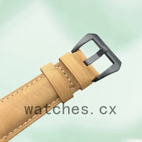 Panerai Luminor GMT Men's 44mm PAM00441 Leather Strap Black Dial - Image 4