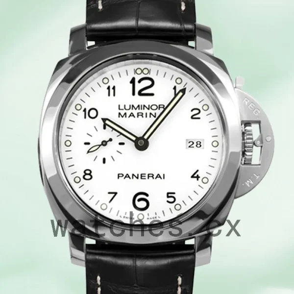 Panerai Luminor Marina 44mm PAM00499 Men's Leather Strap Automatic