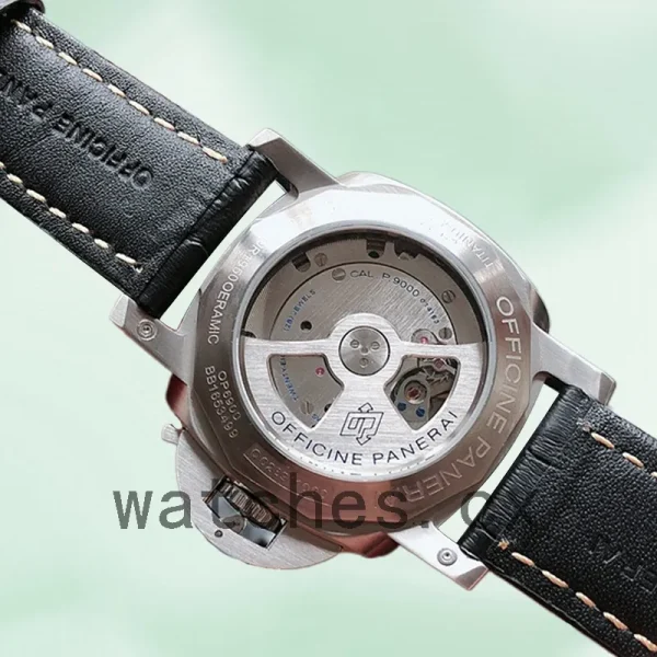 Panerai Luminor Marina 44mm PAM00499 Men's Leather Strap Automatic - Image 4