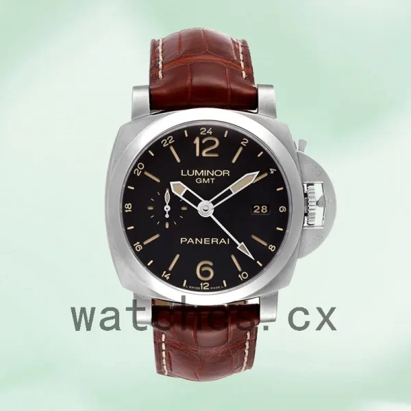 Panerai Luminor GMT Men's PAM00531 44mm Black Dial - Image 2