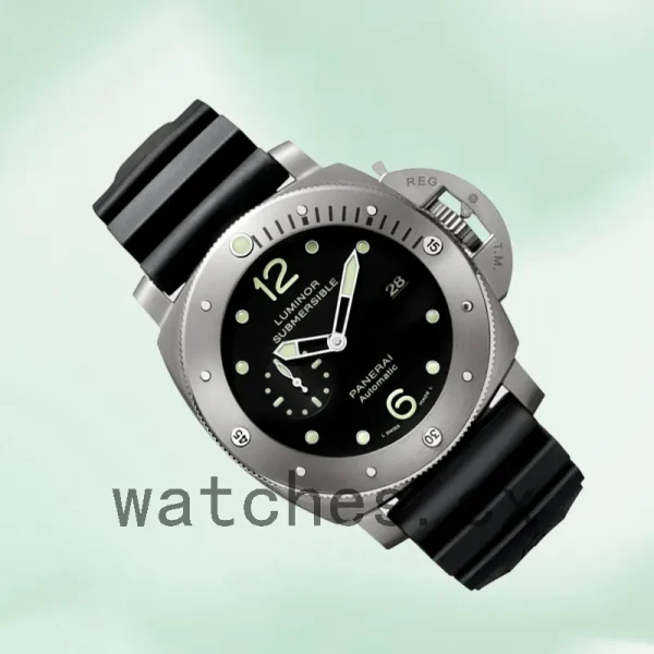 Panerai Luminor Submersible PAM00571 Men's 47mm Black Dial Automatic - Image 3