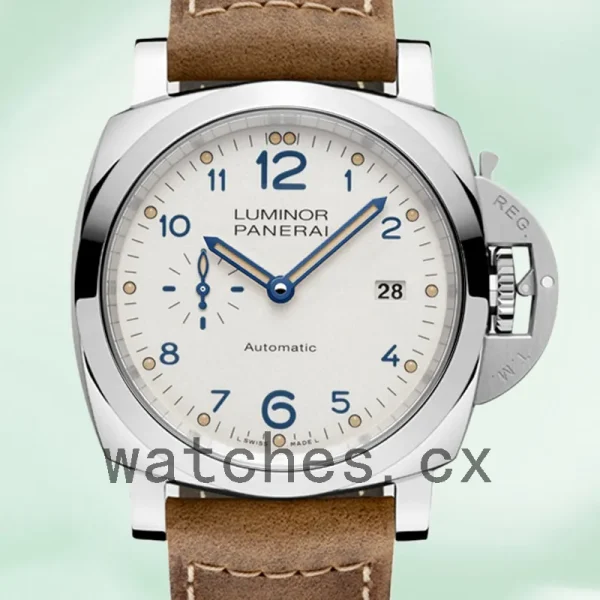 Panerai Luminor Due Men's 44mm PAM00906-001 Silver-tone Automatic