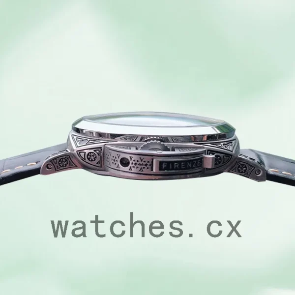 Panerai Luminor PAM00972 44mm Men's Leather Strap Silver-tone - Image 4