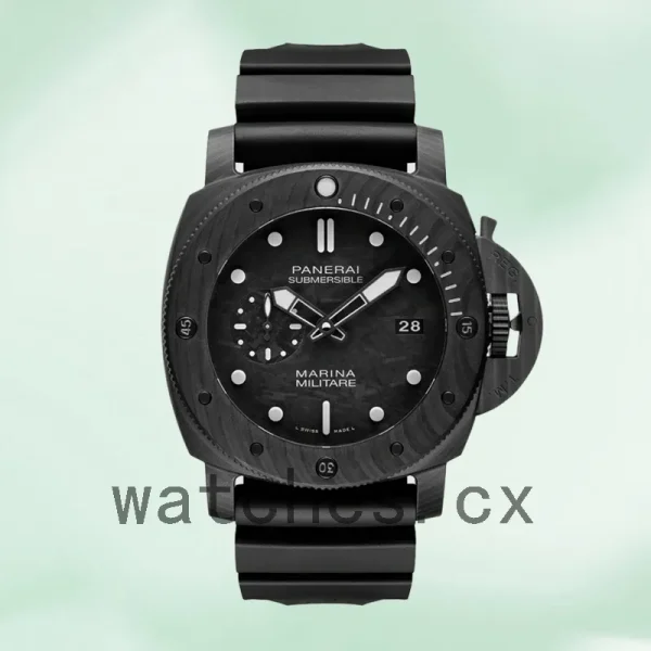 Panerai Submersible PAM00979 Men's 47mm Black Dial Automatic - Image 2