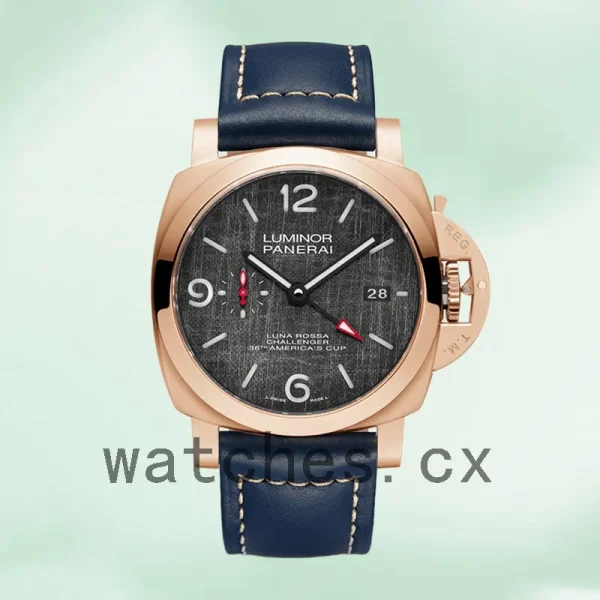 Panerai Luminor Men's 44mm PAM01036-001 Rose Gold-tone Leather Strap - Image 2